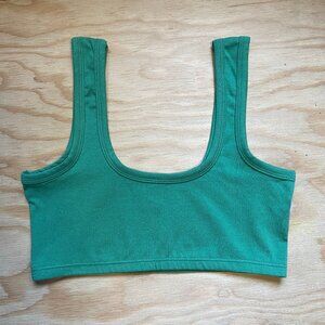 🌳 ARQ WIDE STRAP Bra VERDANT Green Bralette SIZE M Excellent Condition